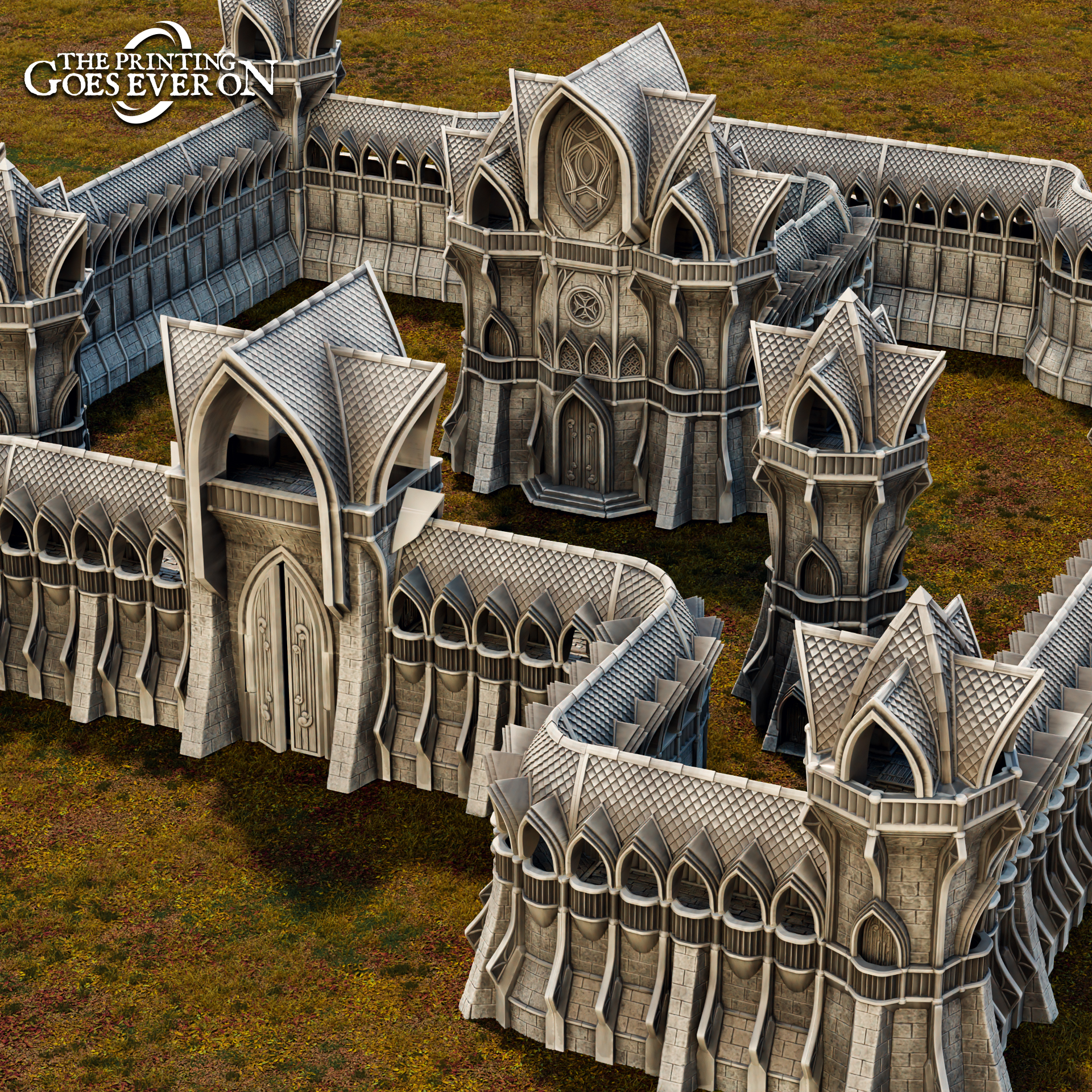 Modular Elven Fortifications - Supportless Terrain